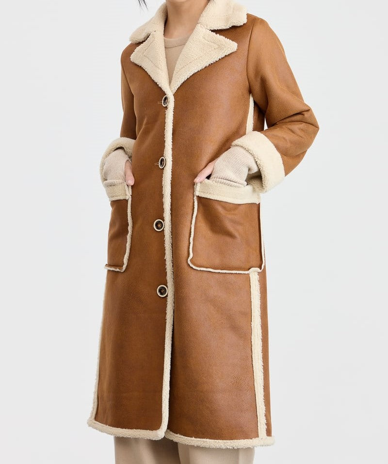 Manteau en peau de mouton