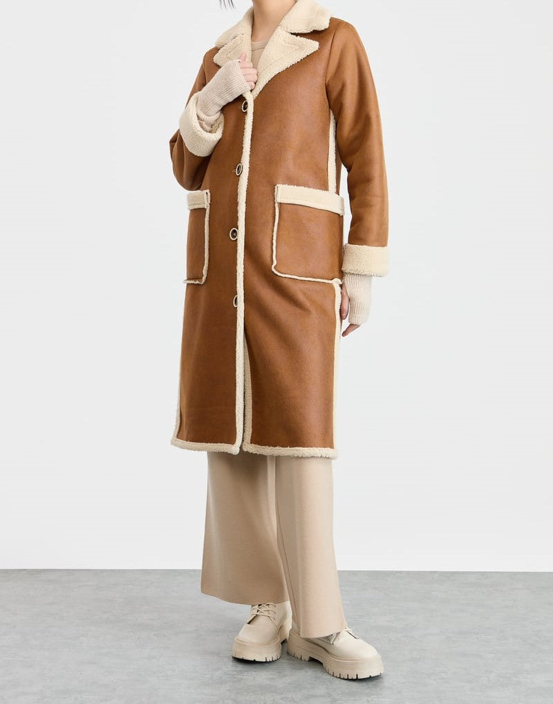 Manteau en peau de mouton
