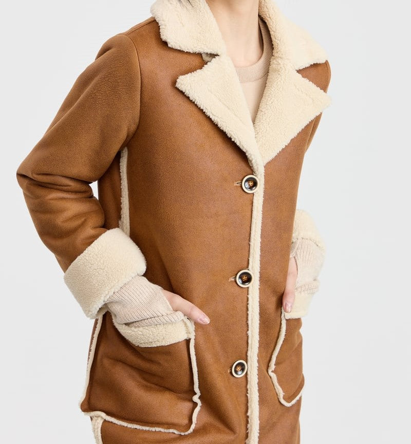 Manteau en peau de mouton