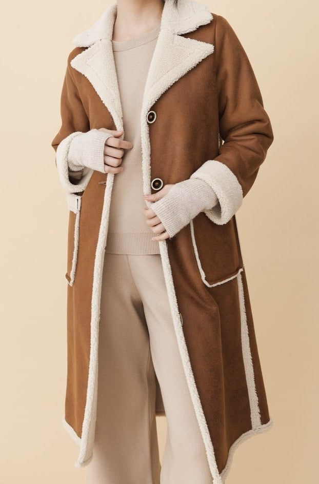 Manteau en peau de mouton