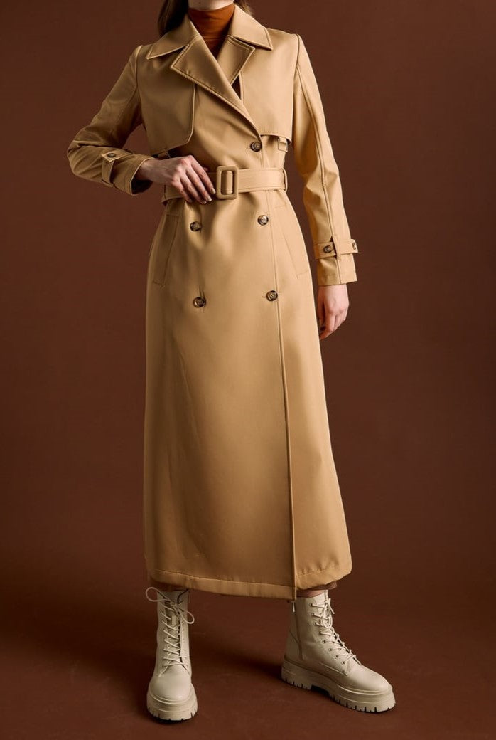 Trench avec boucle en métal