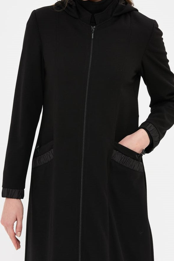 Robe manteau avec capuche