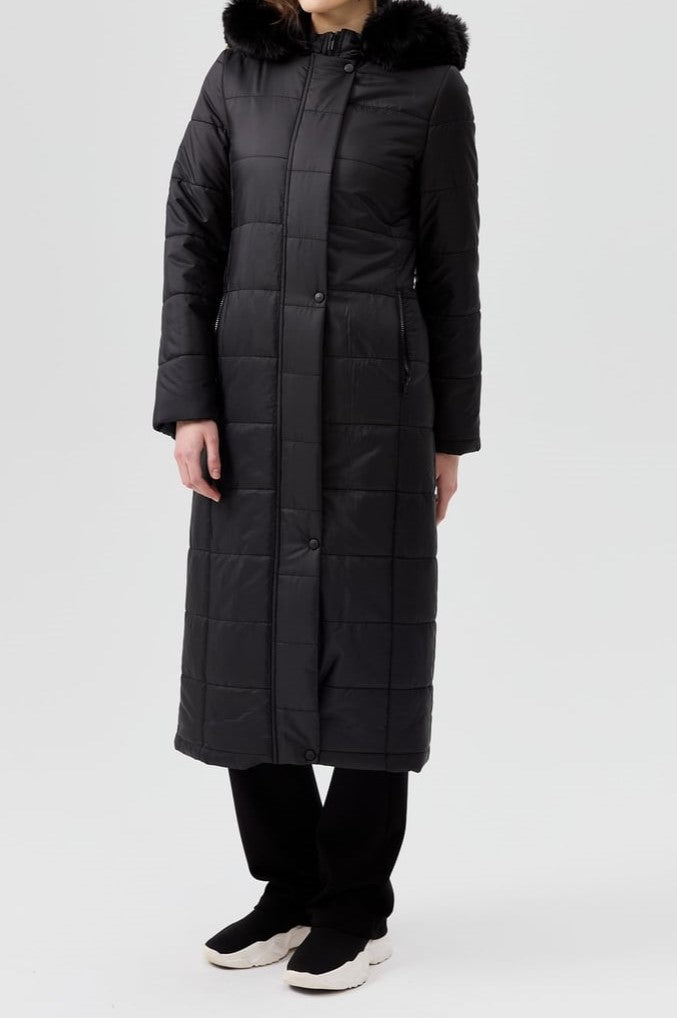 Manteau matelassé avec tunnel à l'arrière