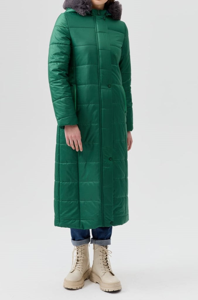 Manteau matelassé avec tunnel à l'arrière