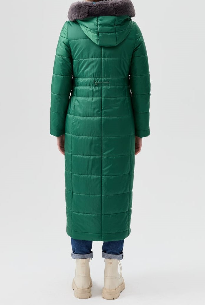 Manteau matelassé avec tunnel à l'arrière