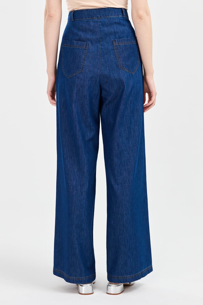 Pantalon large en jean