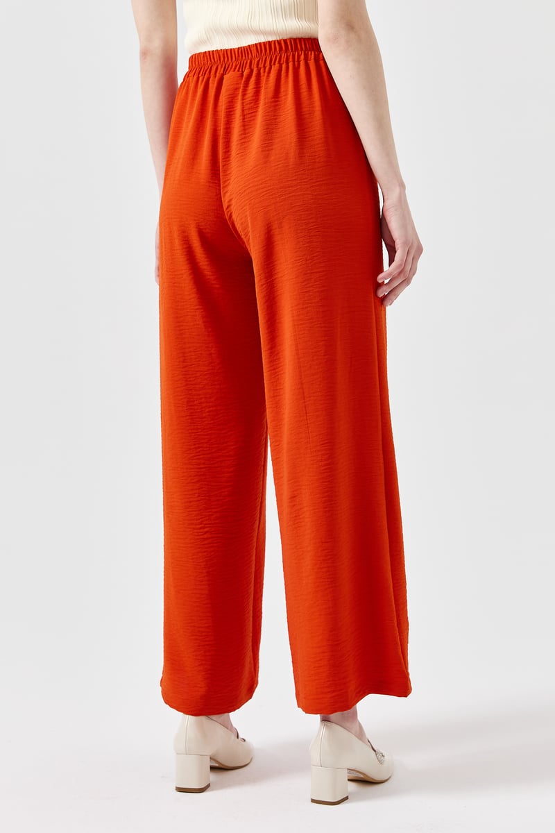 Pantalon large avec élastique