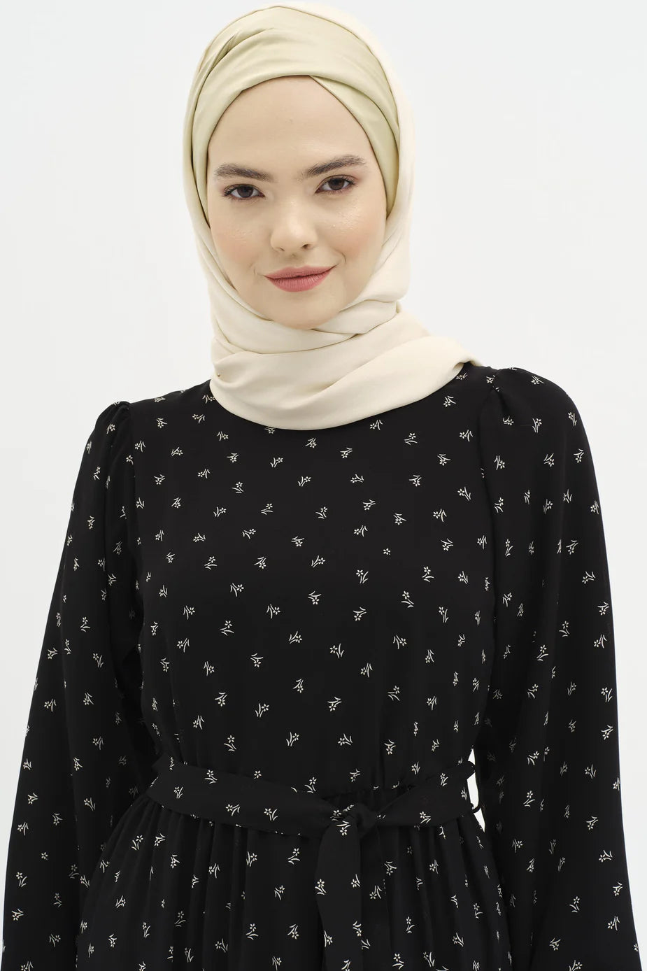 Robe en mousseline à motifs