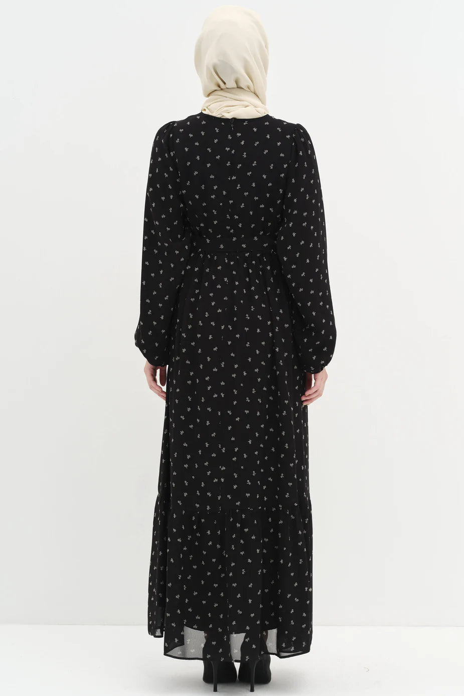 Robe en mousseline à motifs