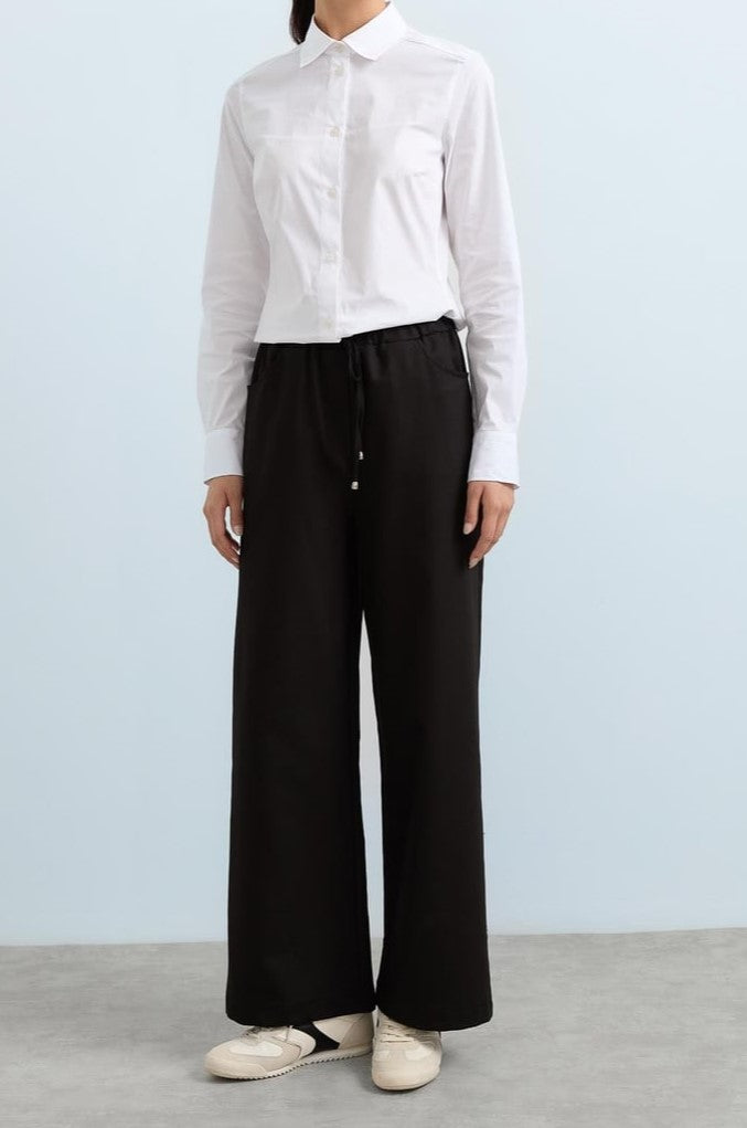 Pantalon Large avec détaille Élastique