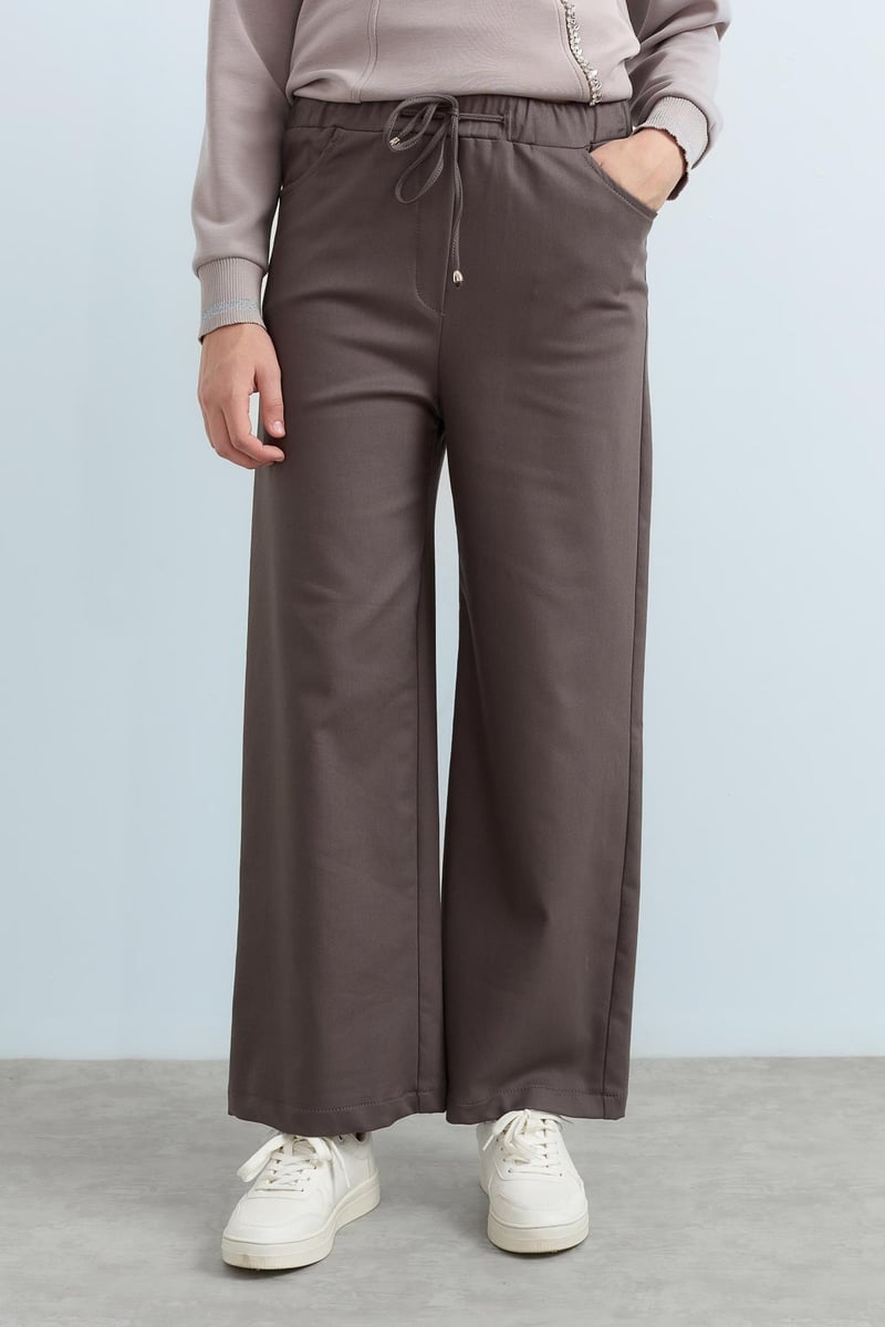 Pantalon Large avec détaille Élastique