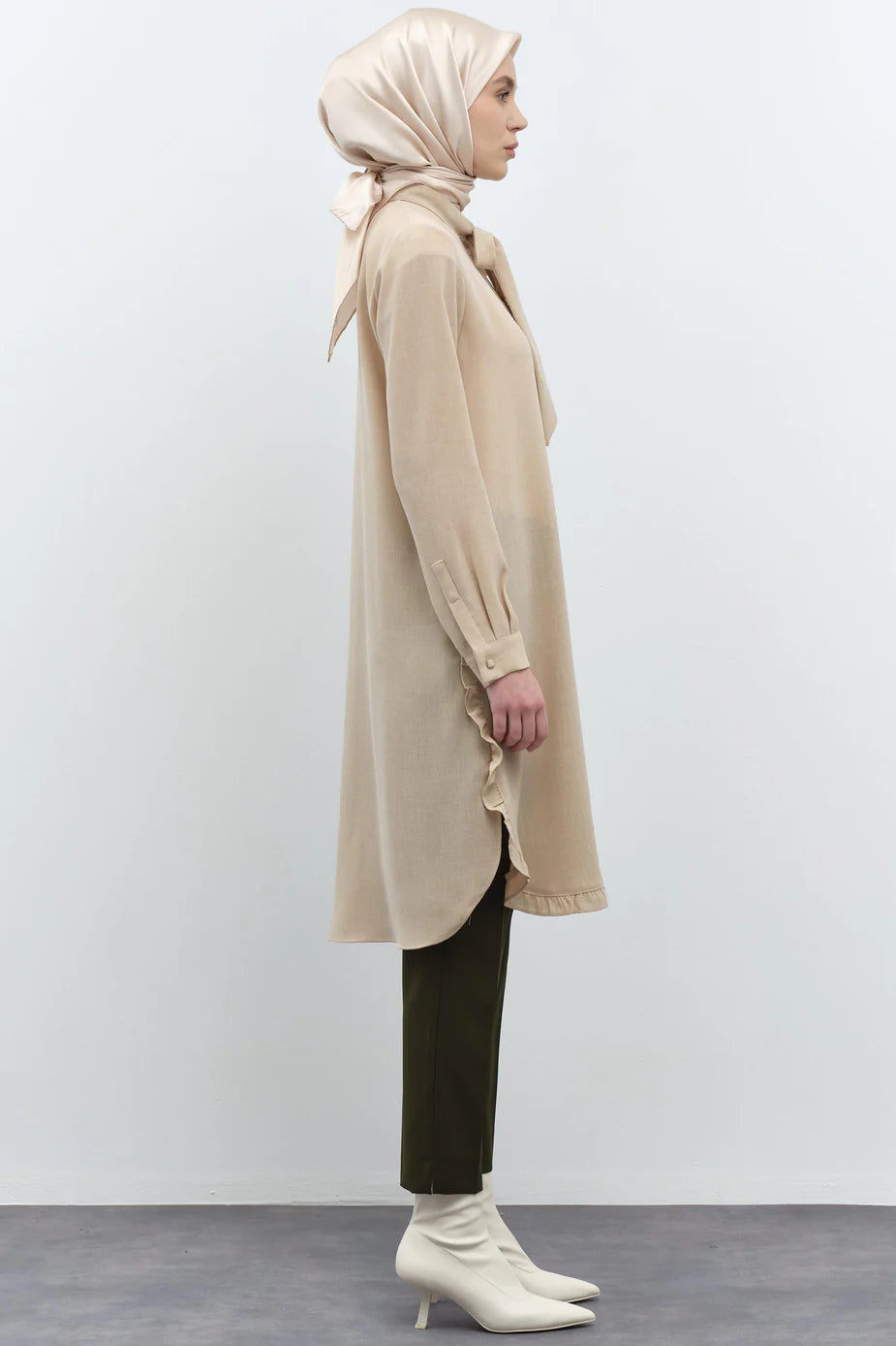 Pantalon basique taille haute