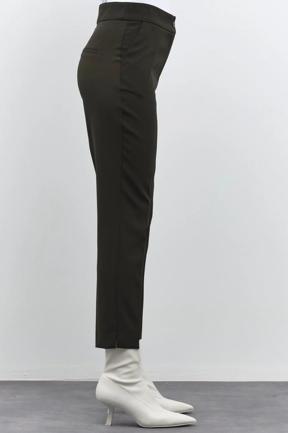 Pantalon basique taille haute