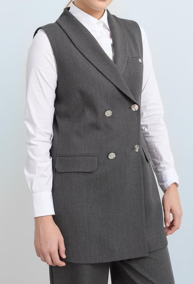 Gilet Classique Double Boutonnage