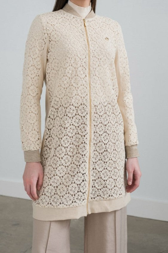veste avec crochet