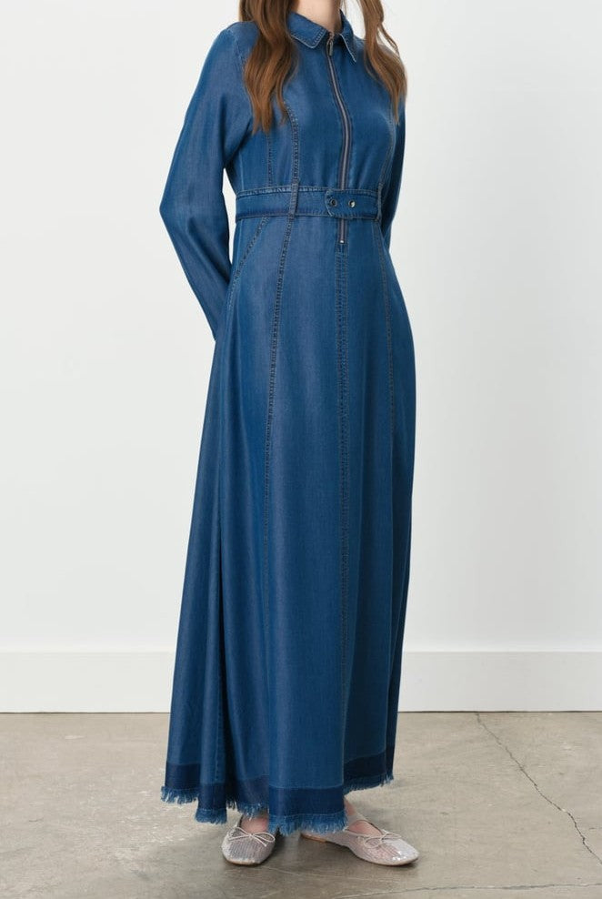 Robe djinns avec ceinture