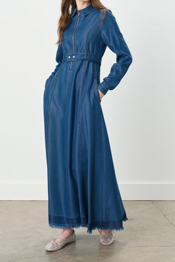 Robe djinns avec ceinture