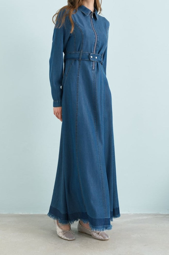 Robe djinns avec ceinture