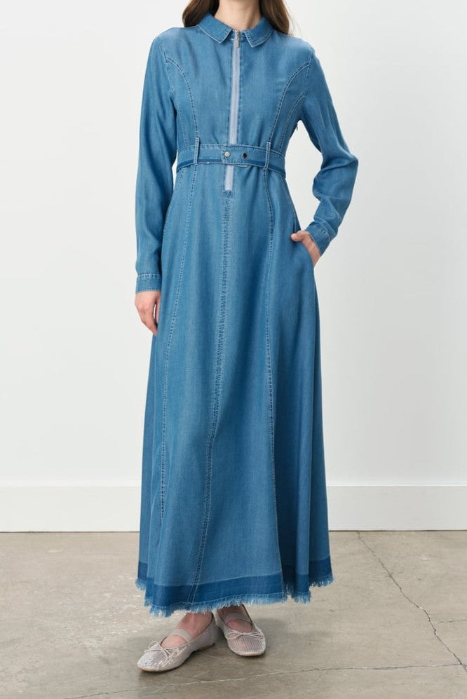 Robe djinns avec ceinture