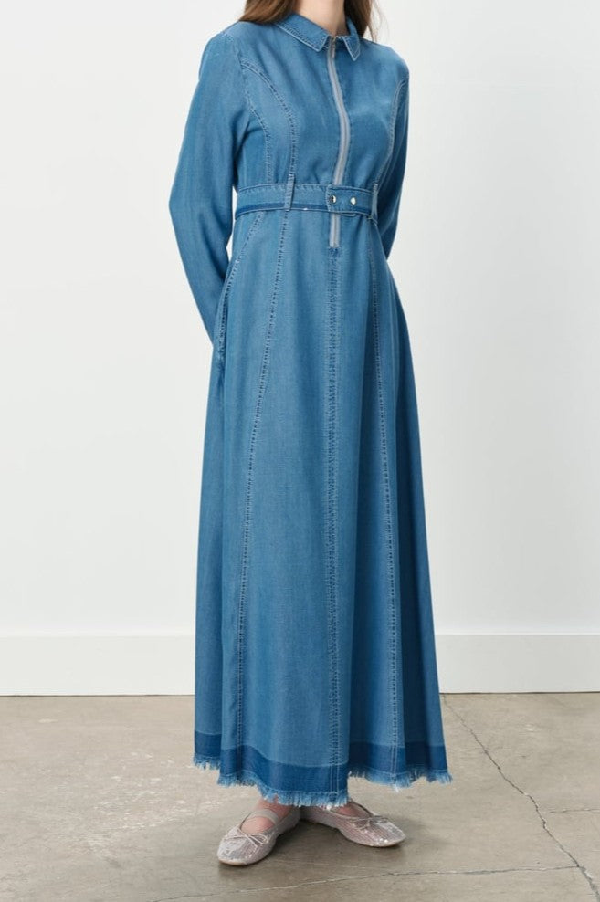 Robe djinns avec ceinture
