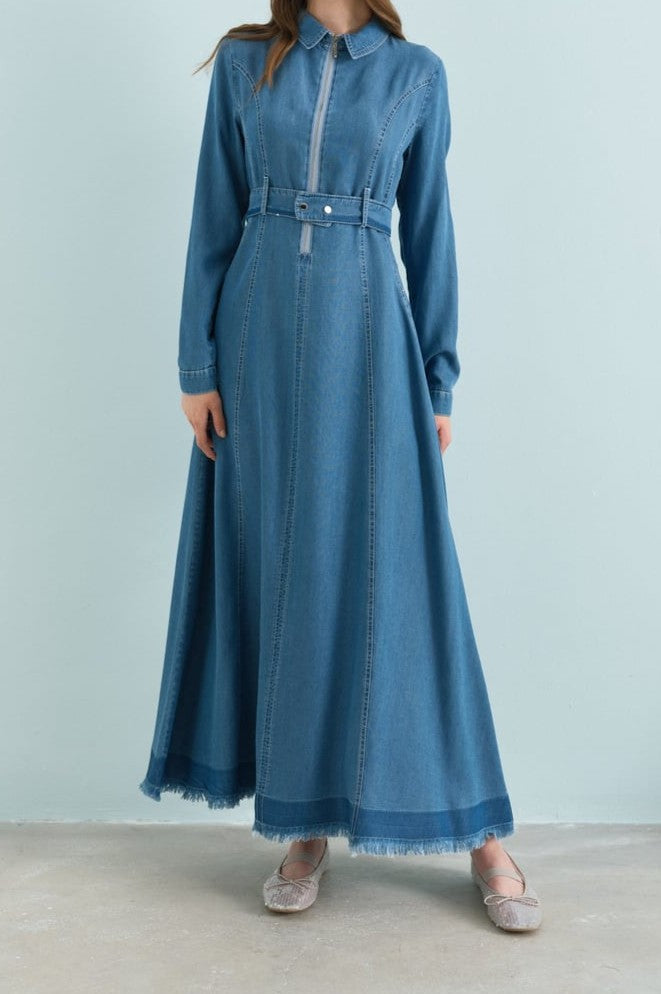 Robe djinns avec ceinture
