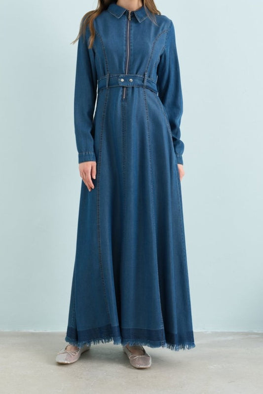 Robe djinns avec ceinture