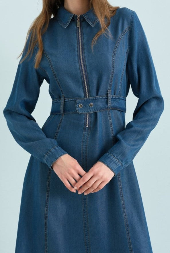 Robe djinns avec ceinture