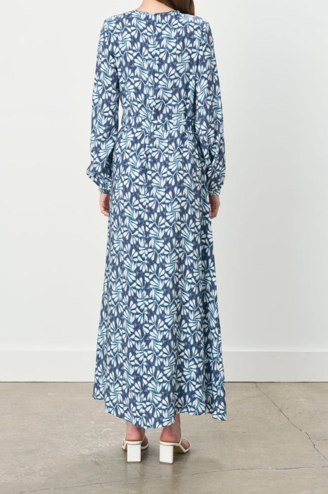 Robe imprimé avec ceinture