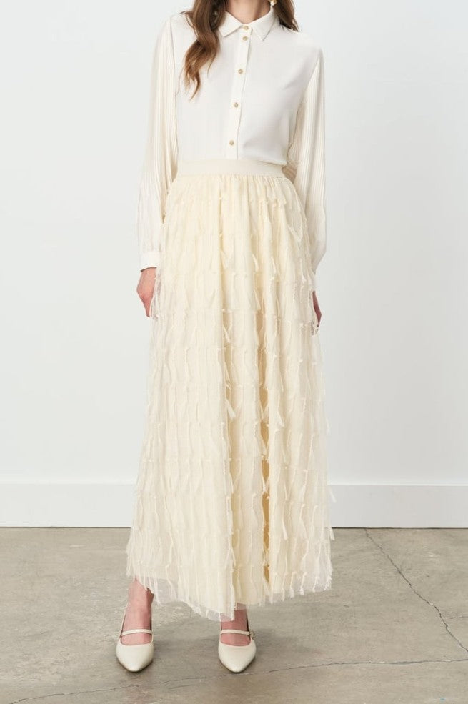 Jupe en tulle à taille élastique