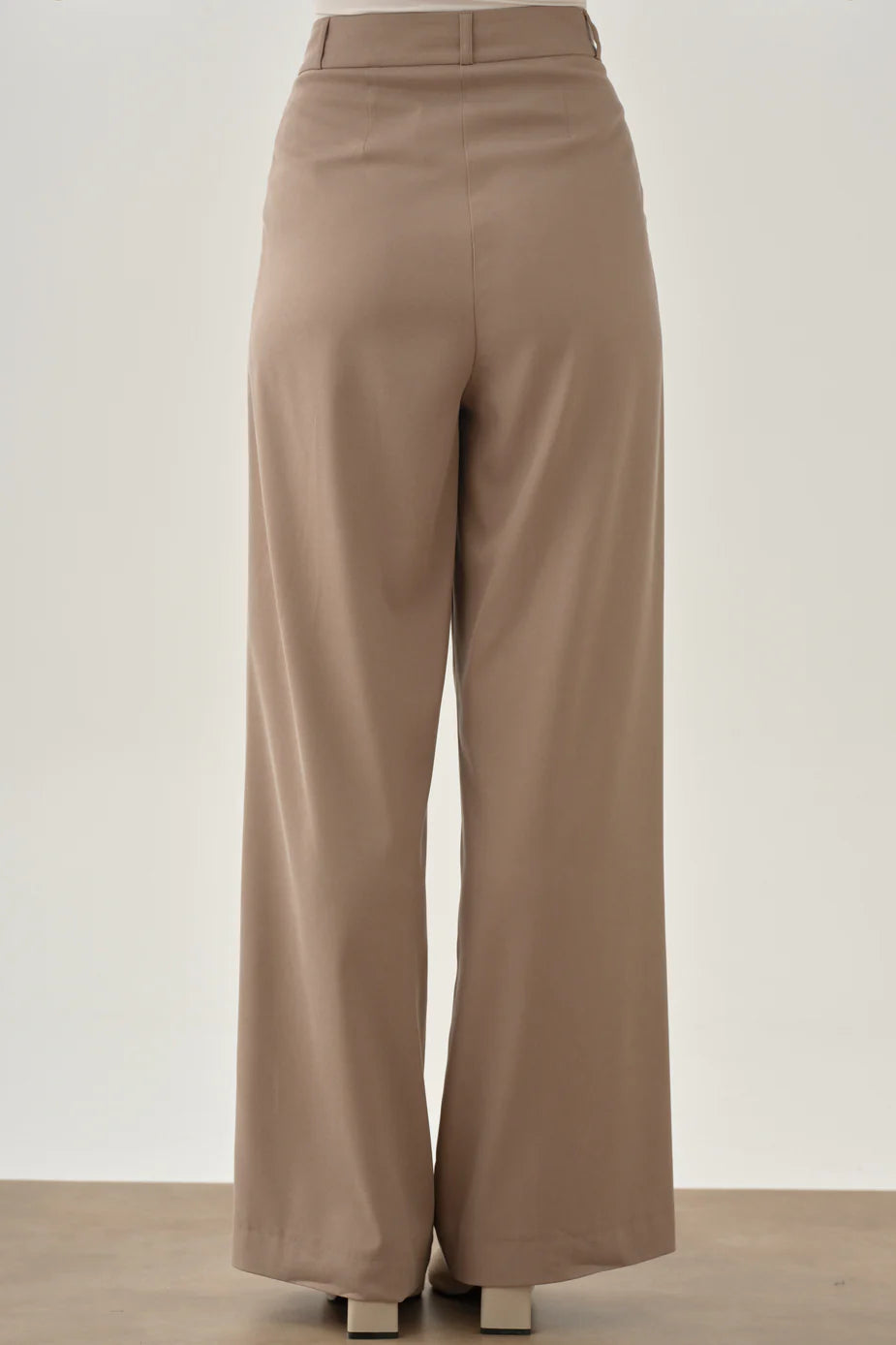 Pantalon large avec plissé