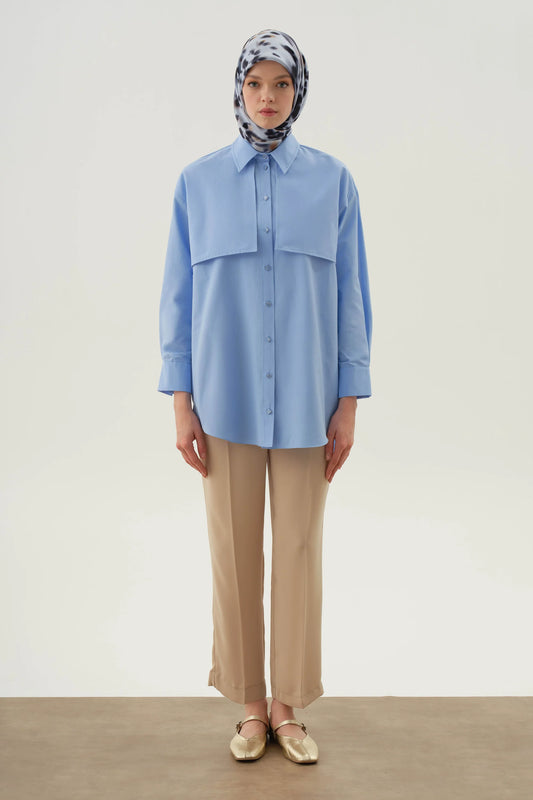 Pantalon large à pinces