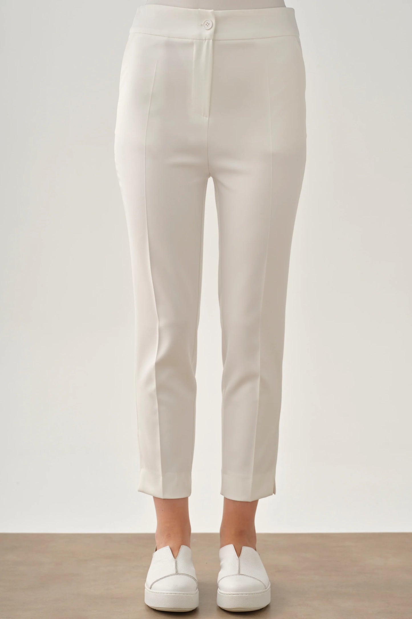 Pantalon basique taille haute