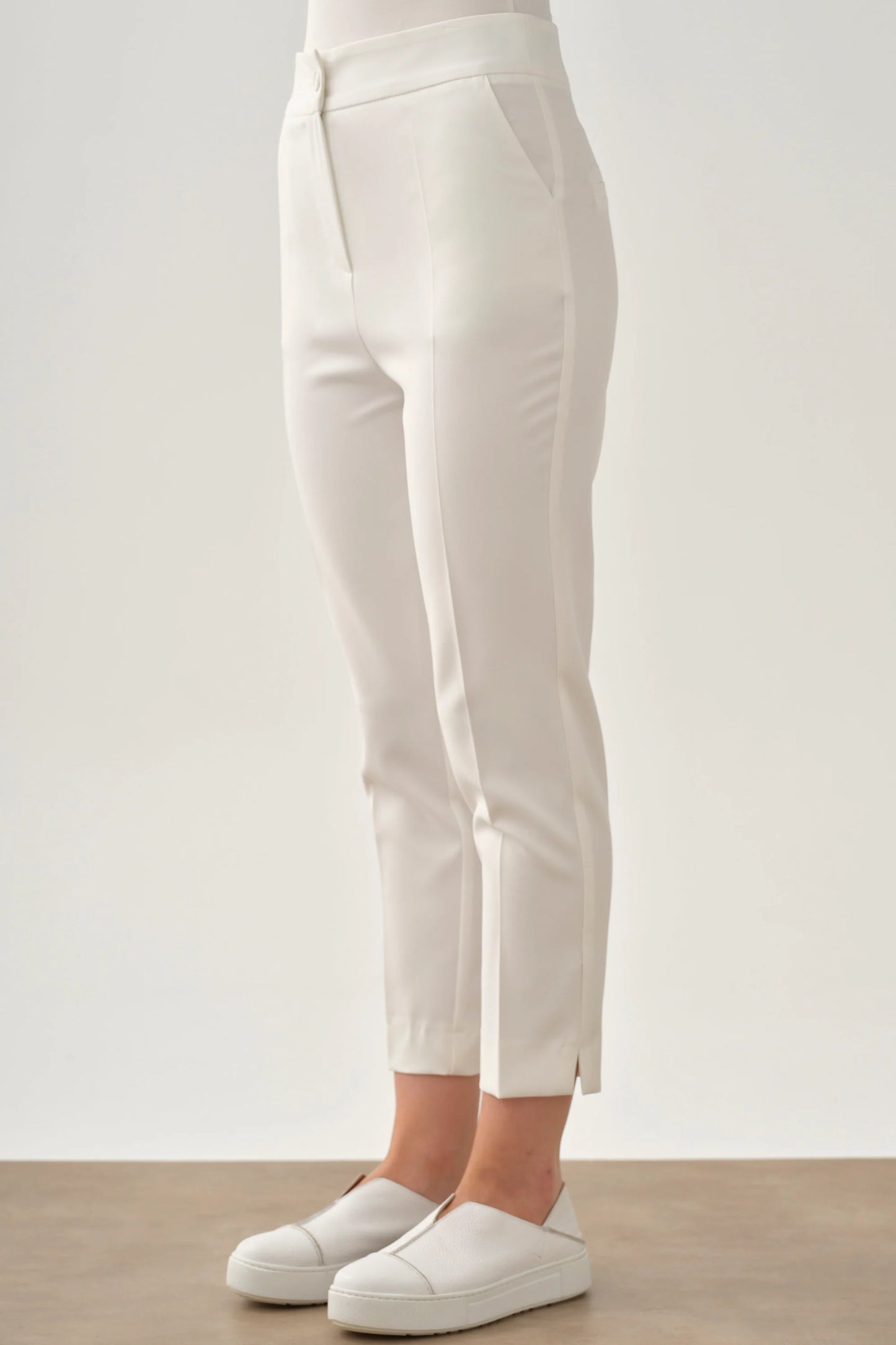 Pantalon basique taille haute