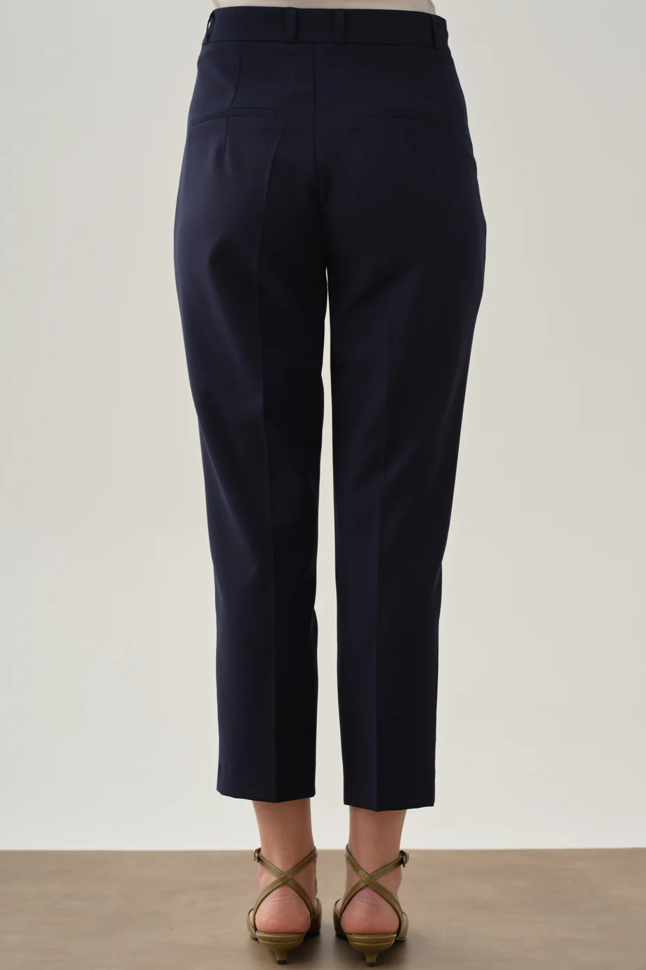 Pantalon basique à pli simple