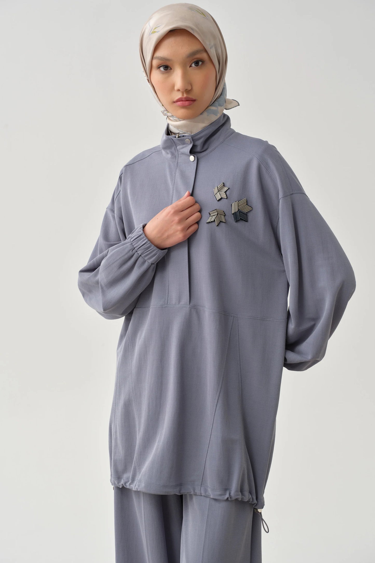 Sweat avec ourlet élastique