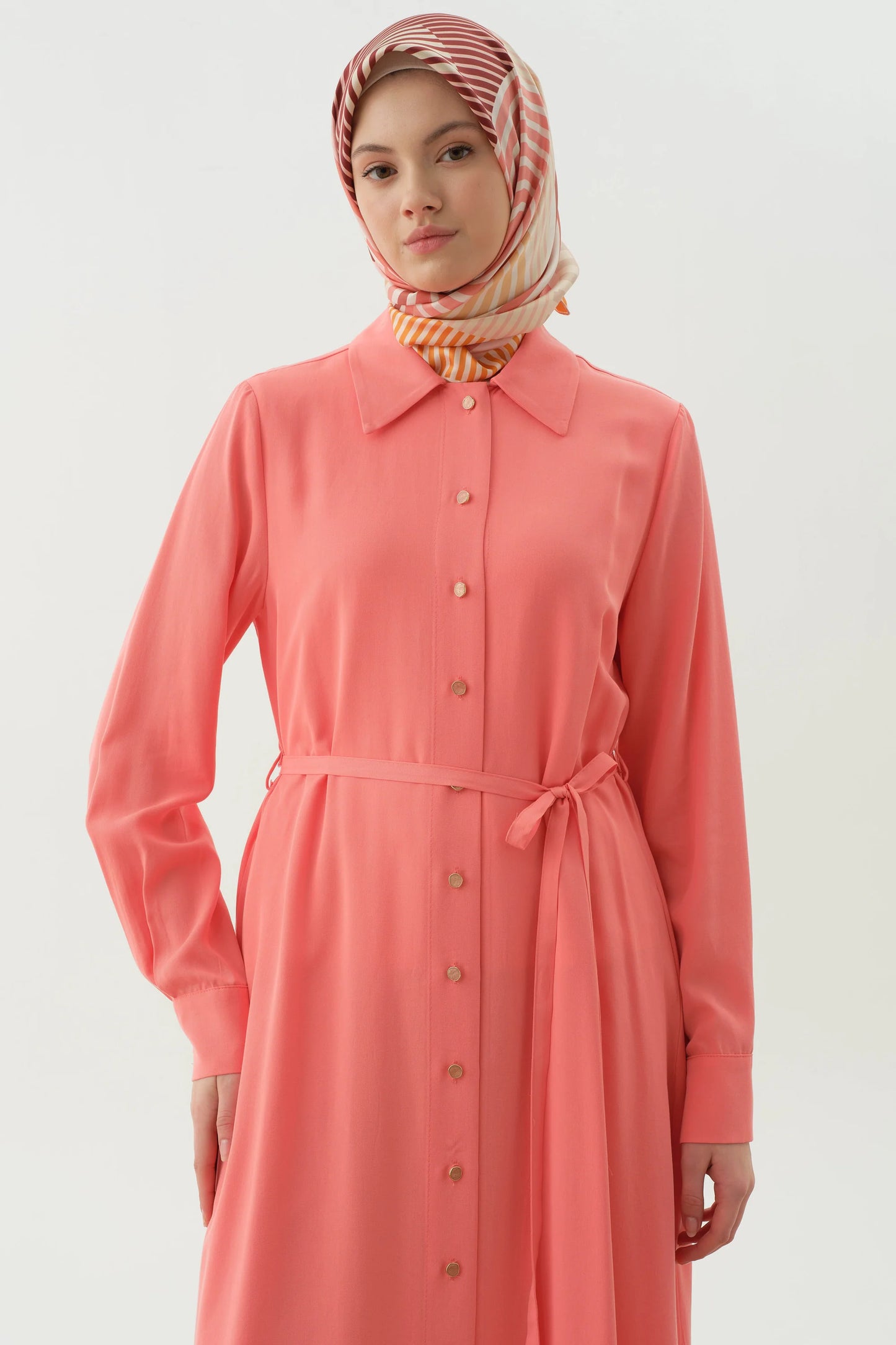 Tunique longue avec ceinture