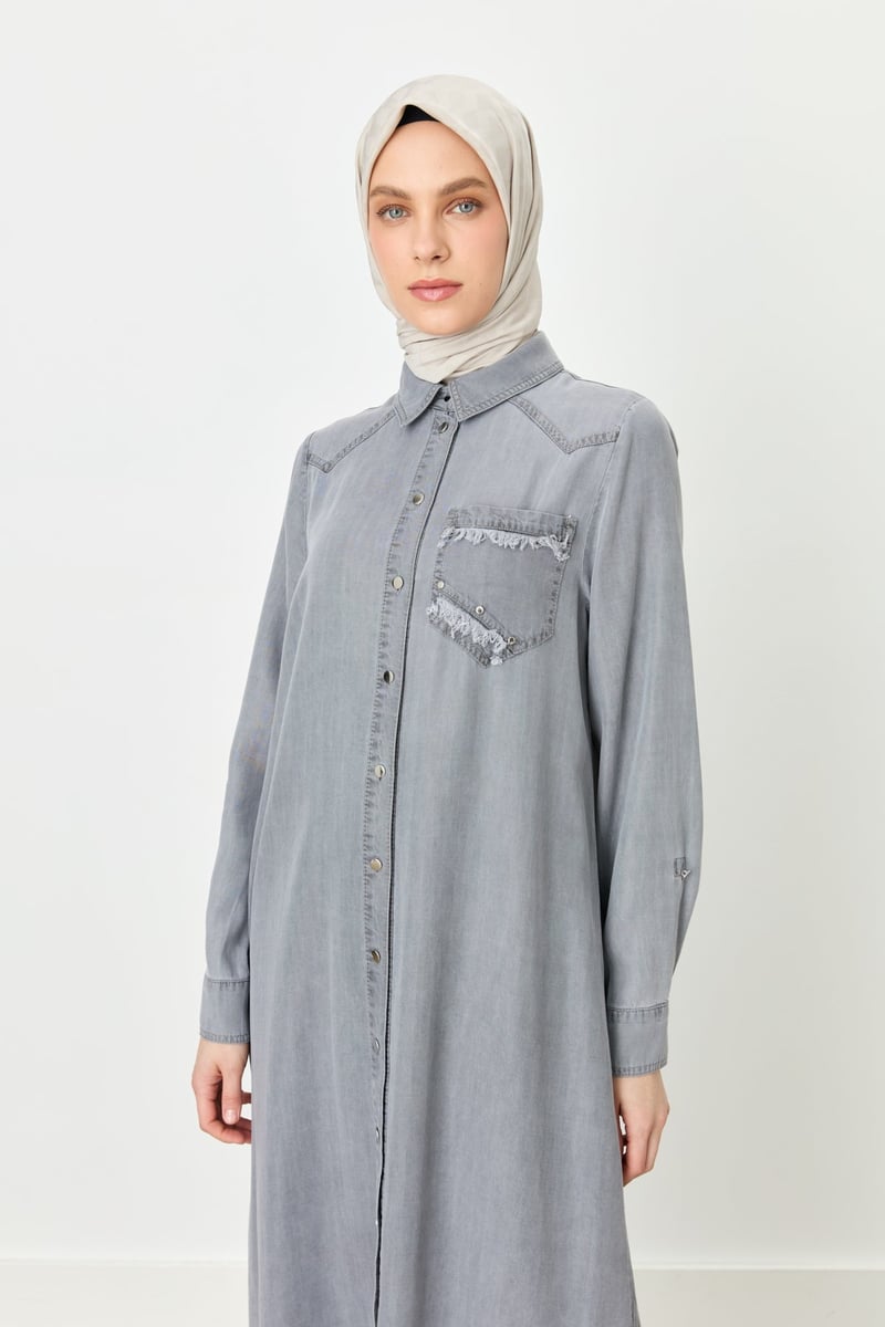 Tunique longue avec poche