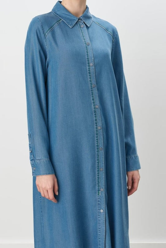 Tunique avec col chemise