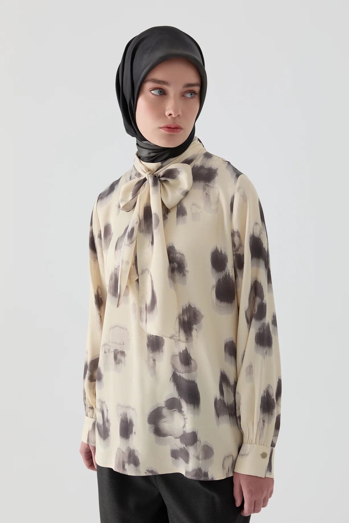 Chemise à motifs brossés