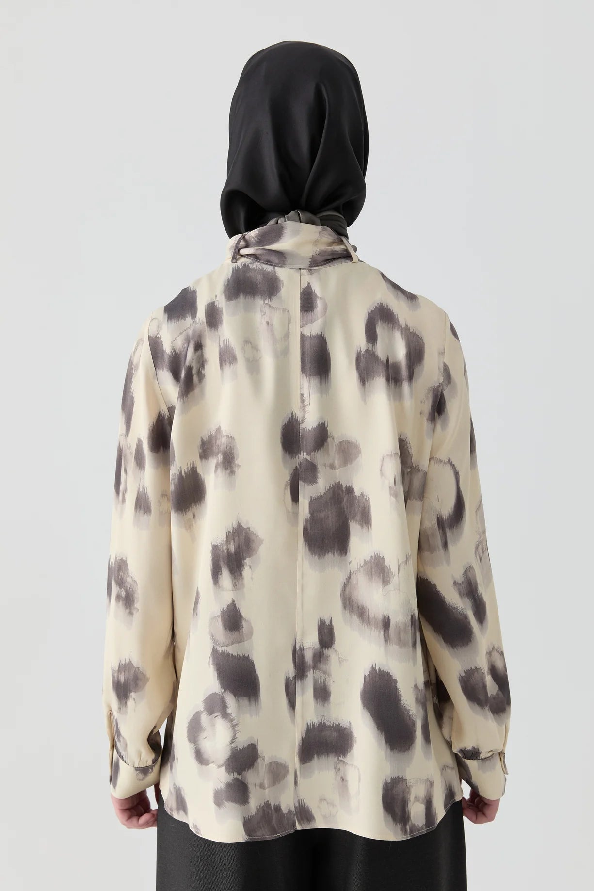 Chemise à motifs brossés