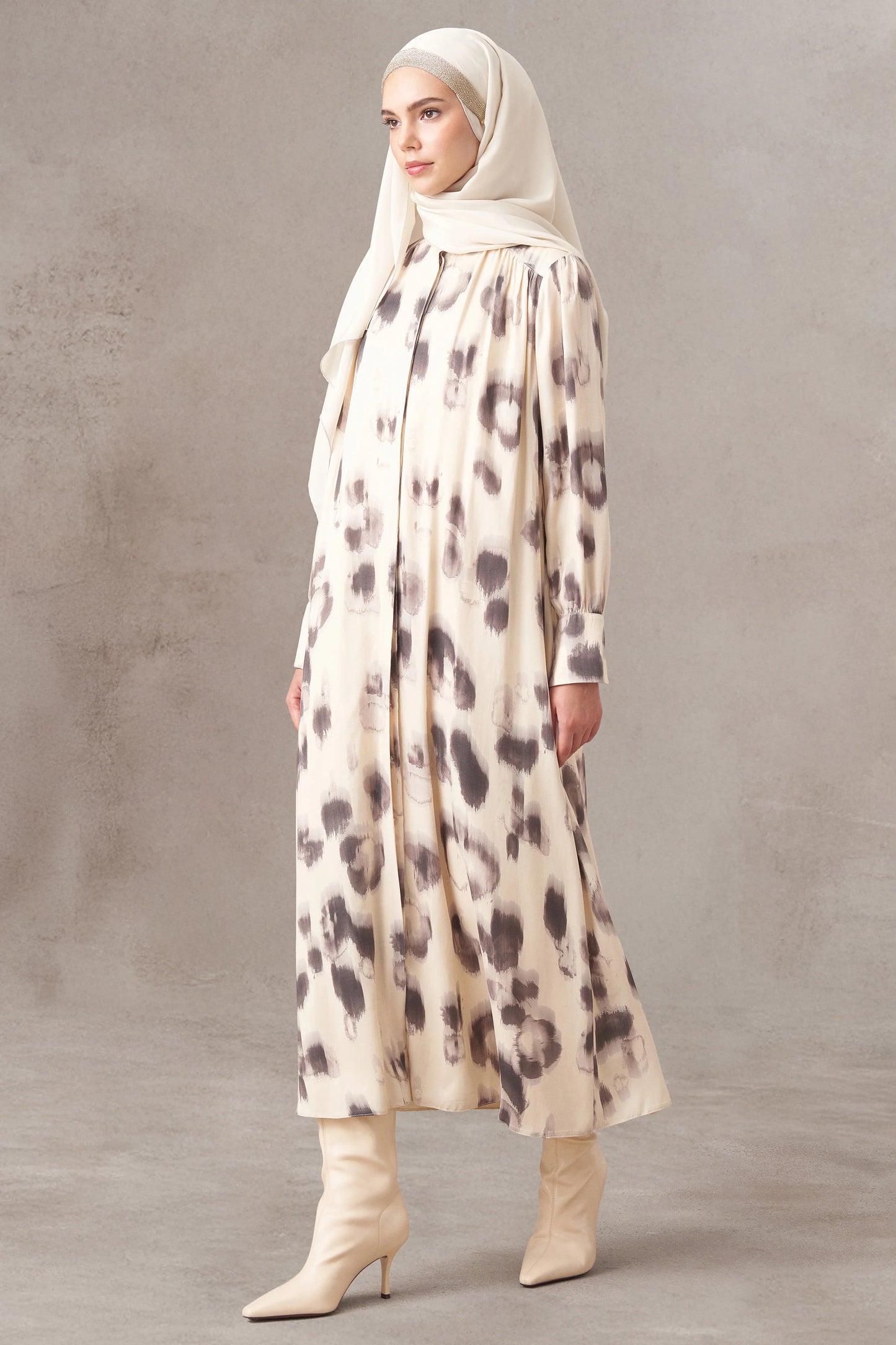 Robe à motif pinceau