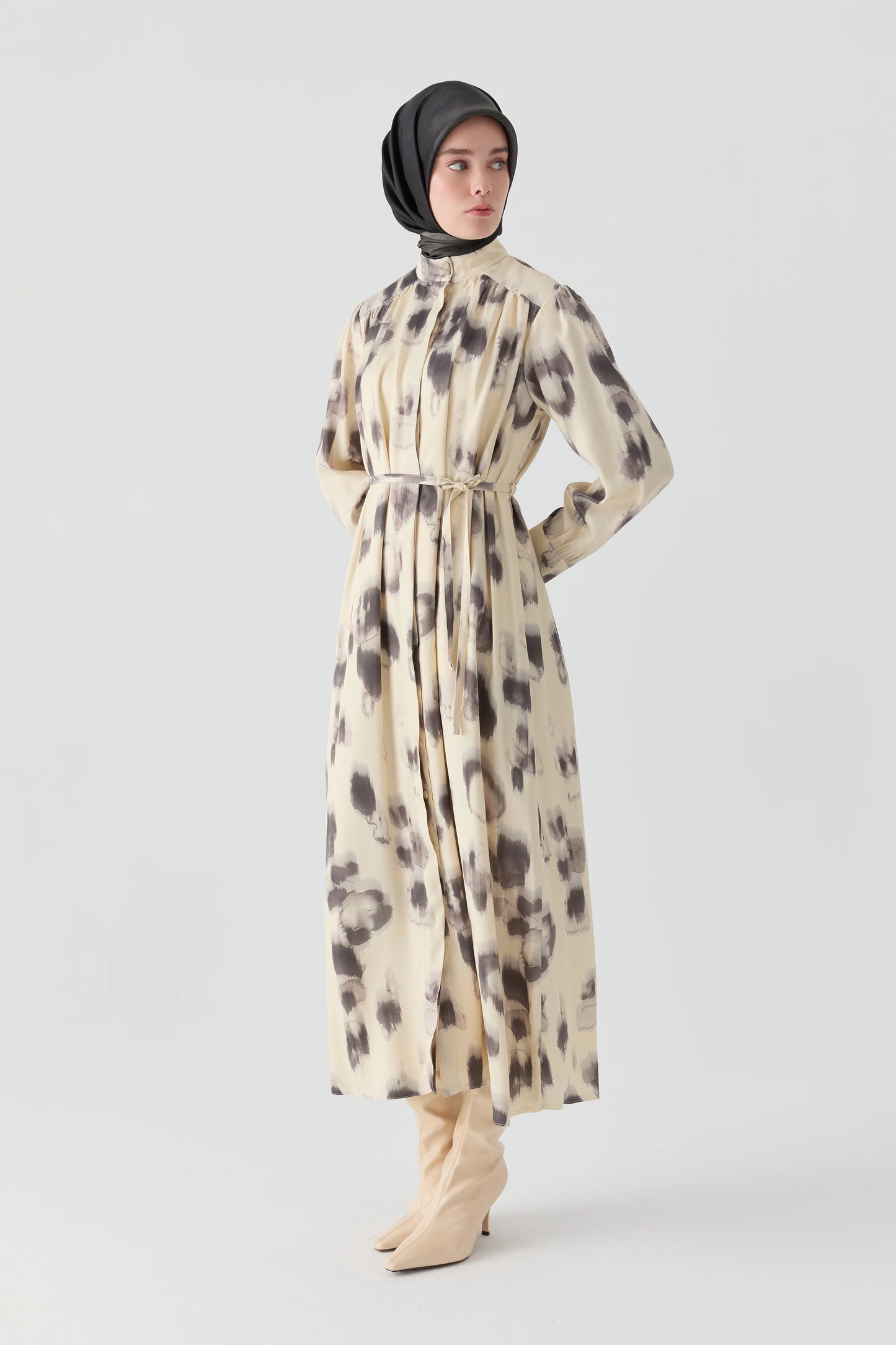 Robe à motif pinceau