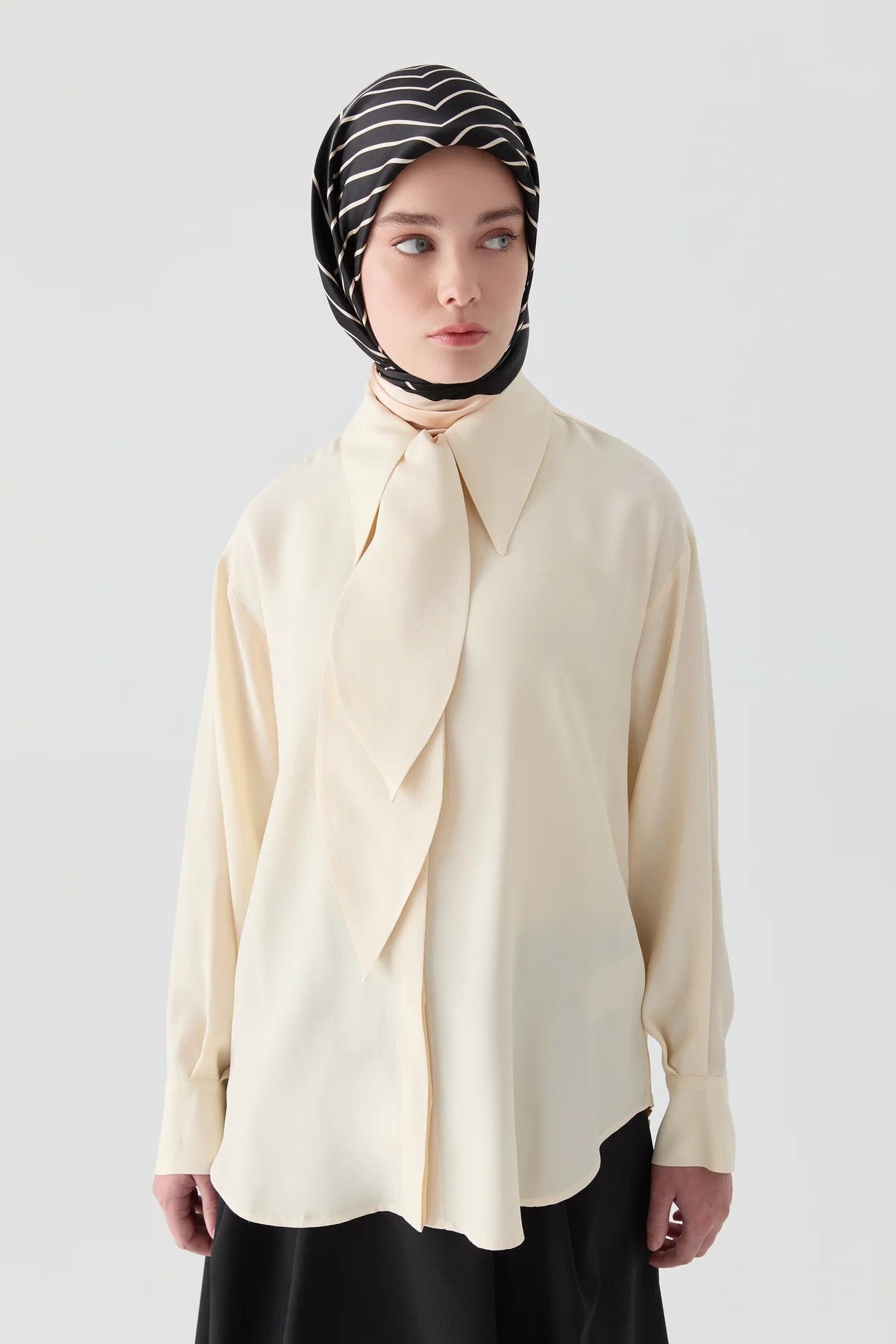 Chemise basique avec papillon