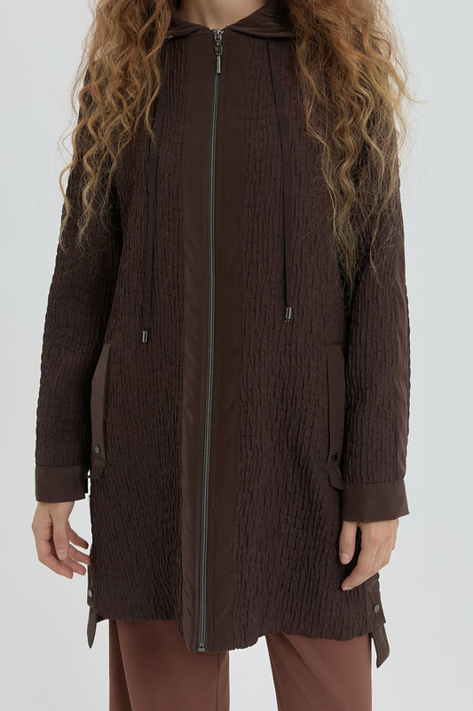 Veste matelasse avec détaille