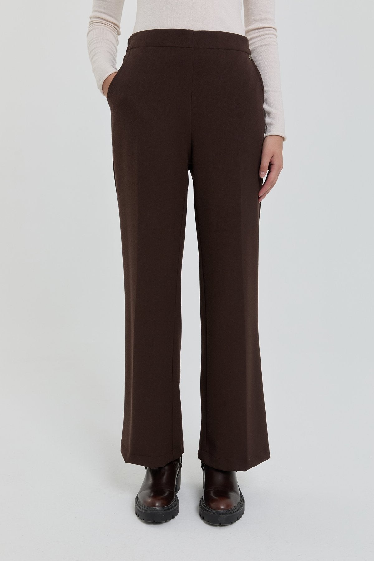 Pantalon à taille élastique