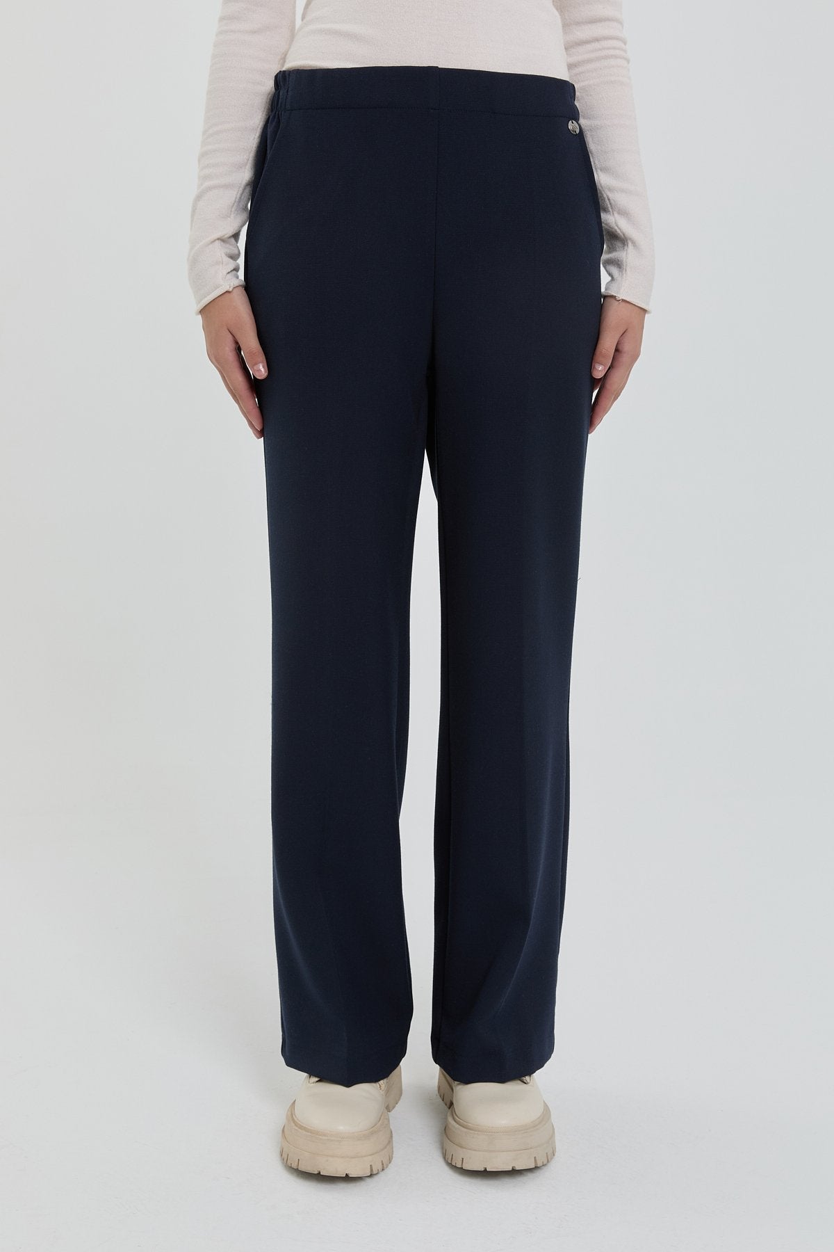 Pantalon à taille élastique