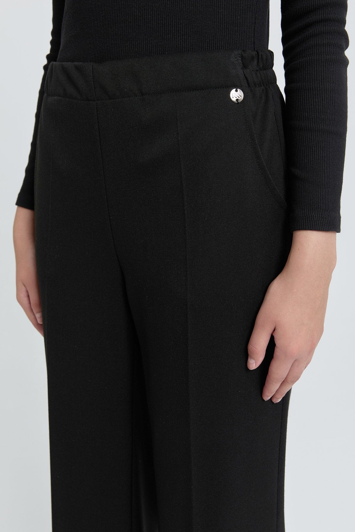 Pantalon à taille élastique