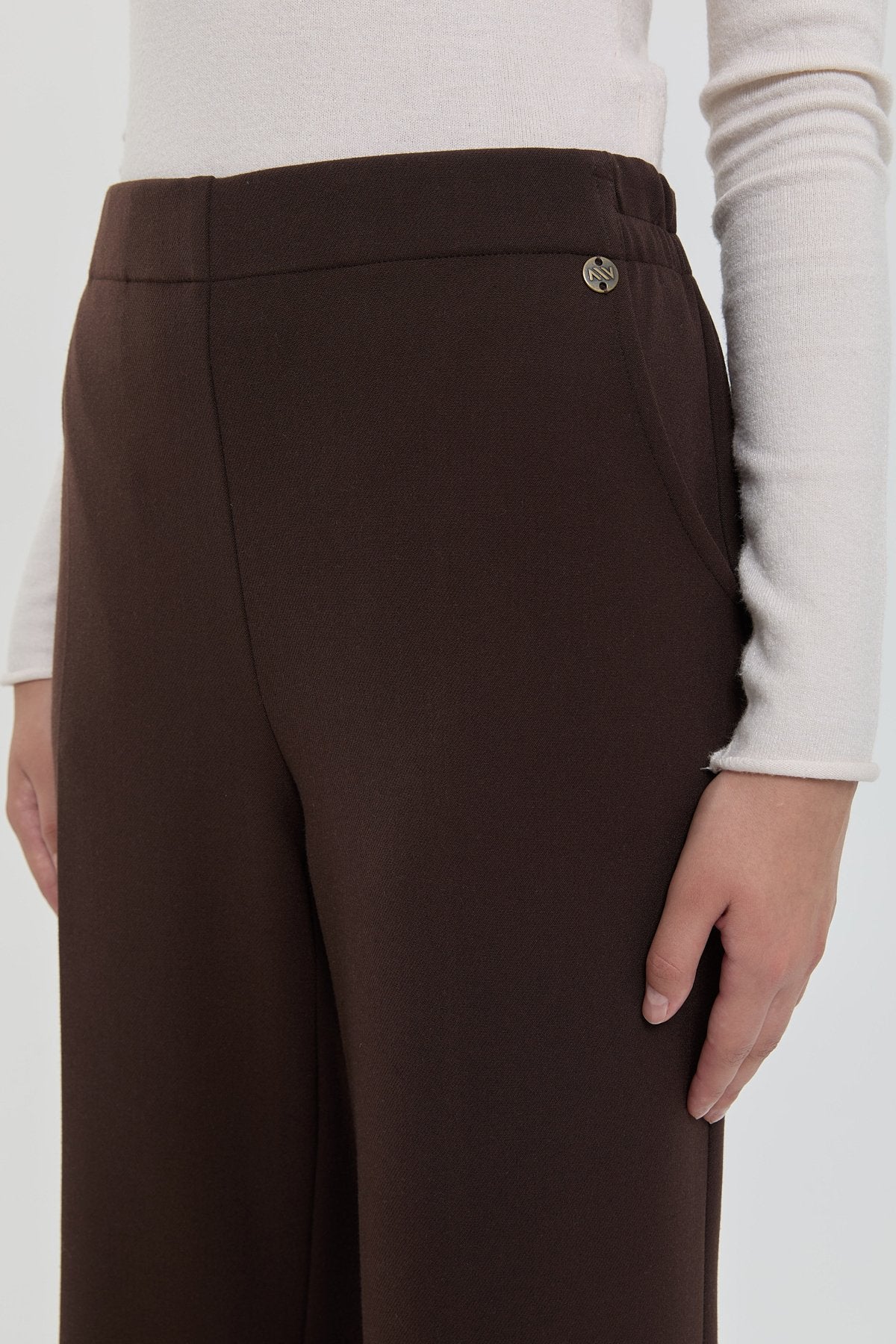 Pantalon à taille élastique