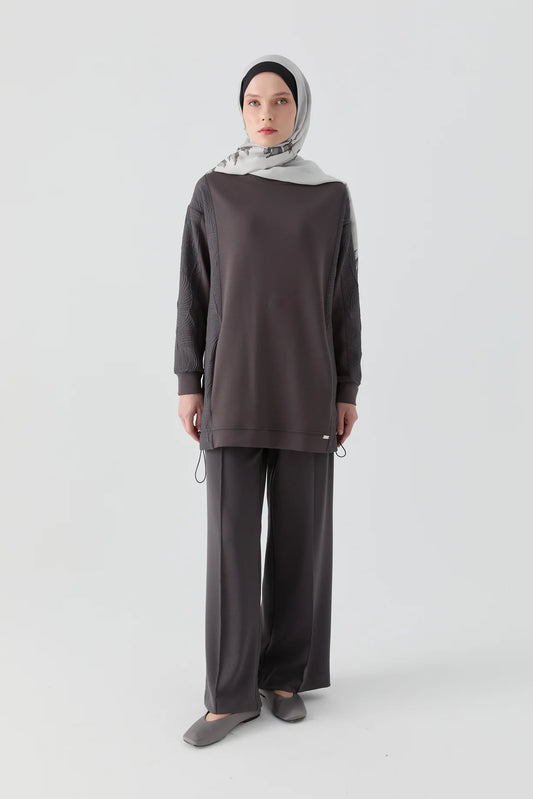 Sweat matelassé en maille