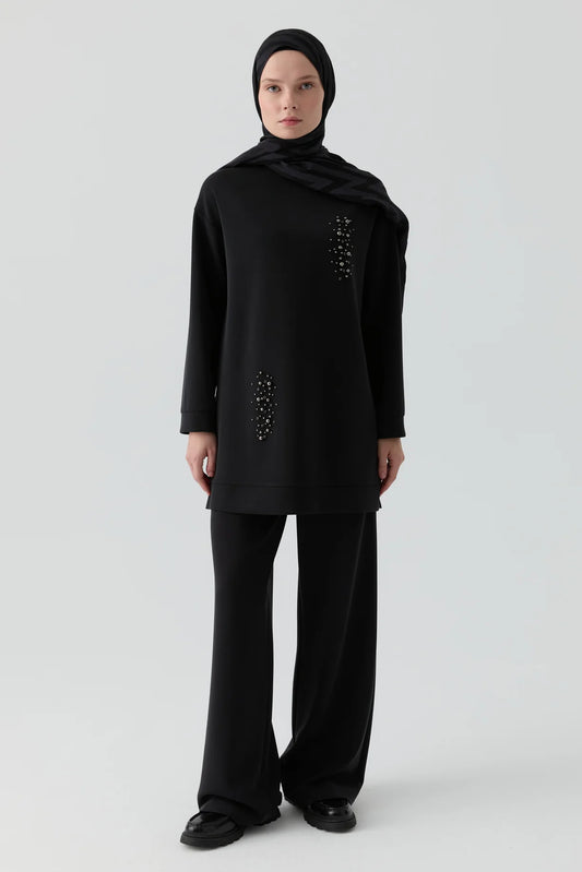 Tunique avec perlée